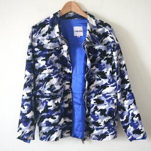 Size M - Revolve I.AM.GIA by Tiger Mist Women's Blue Camouflage Jacket